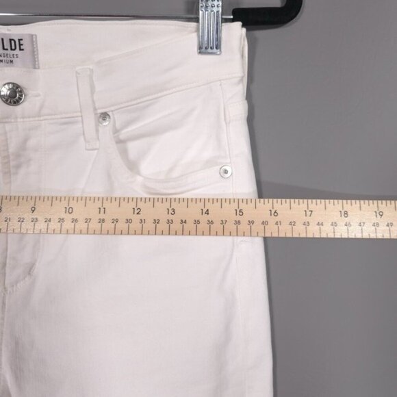 AGOLDE PREMIUM Women's Jeans Size 28 FILTER FREE White USA🇺🇸MADE A018B-799‎ - Picture 4 of 12